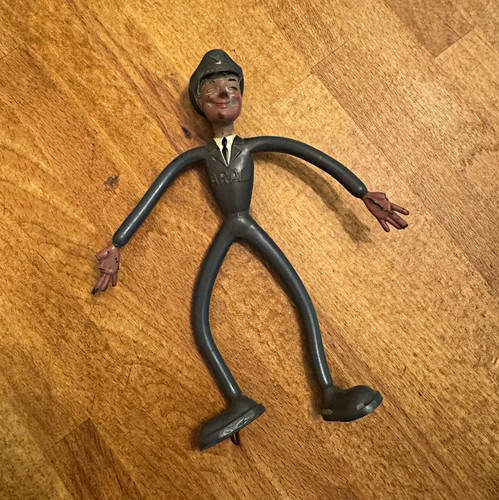Vintage kunststoff figur mann - vintage,